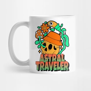 Astral Traveler Trippy Mushrooms Mug